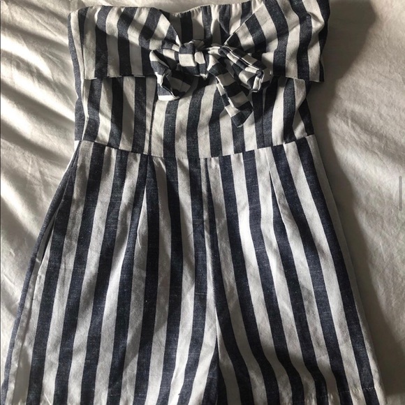 Princess Polly Striped Romper - Picture 2 of 2